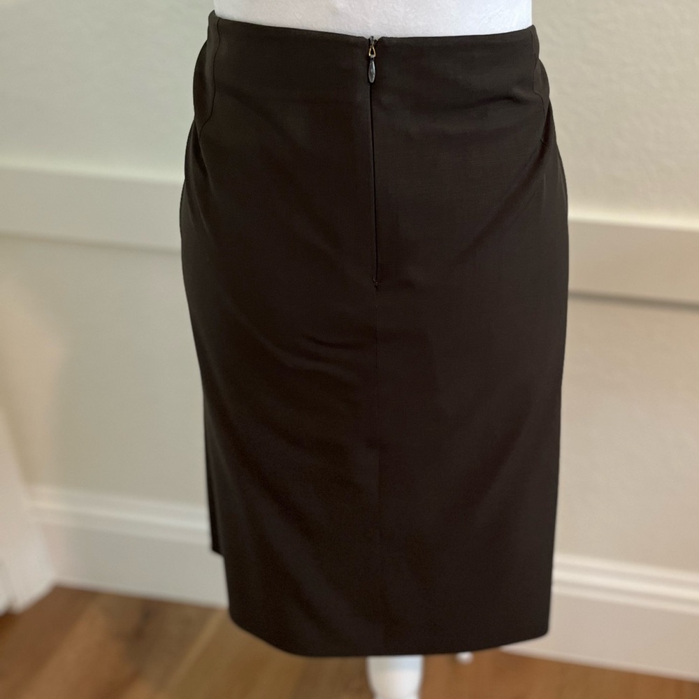 Lightweight wool brown skirt Armani 12